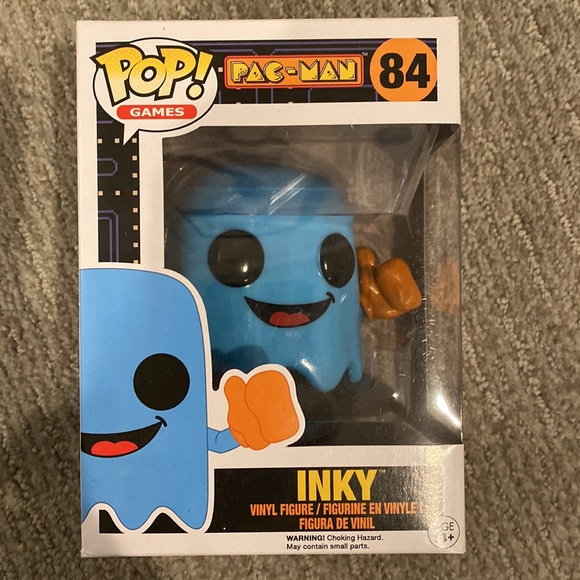 Funko Pop Games Pac-Man Inky #84 - Picture 2 of 8